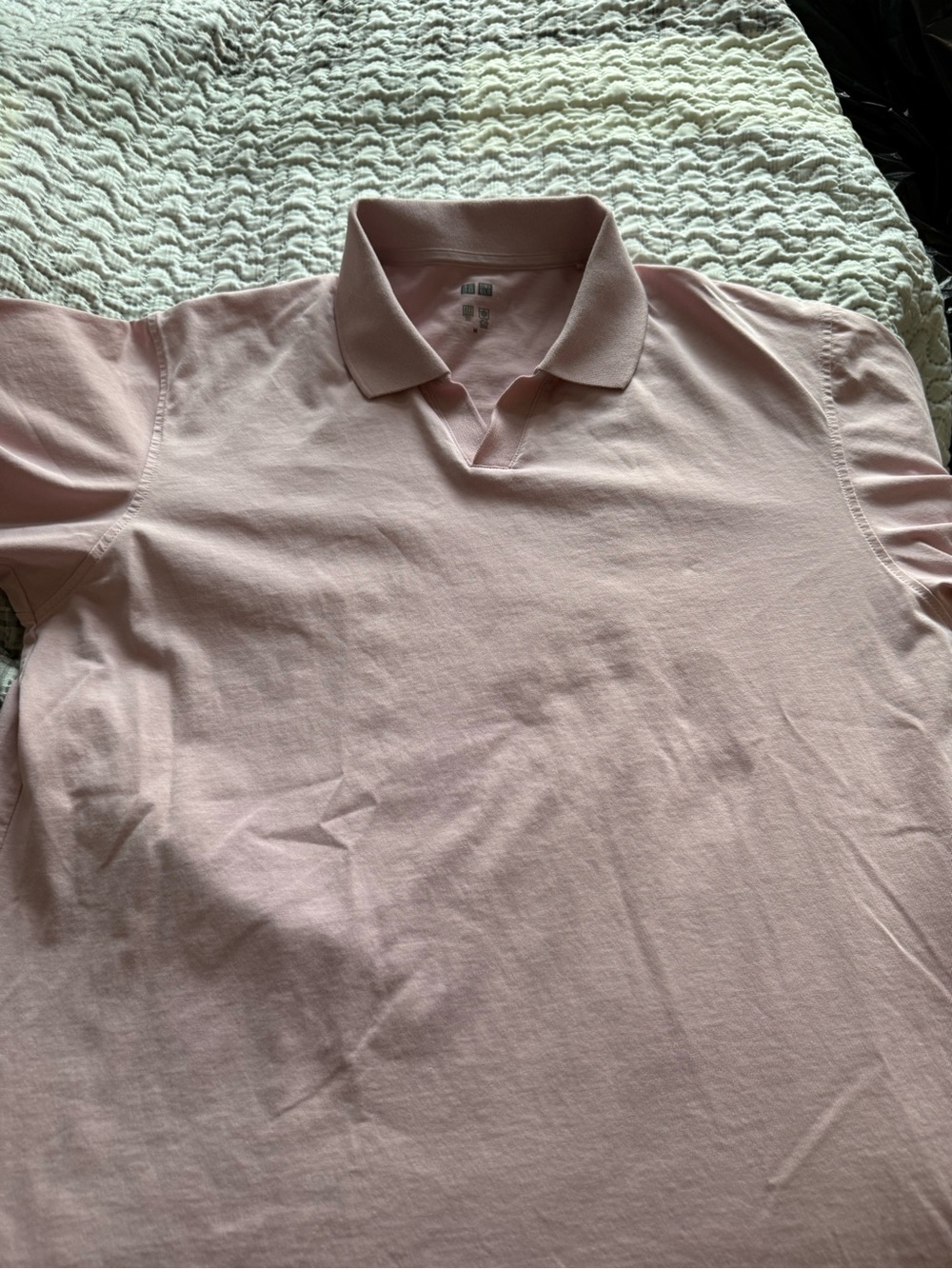 Uniqlo rare find buttonless polo.